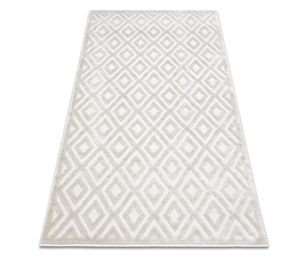 Vaip SANTO SISAL 58365A moodne ja praktiline valik beeži teemantmustriga
