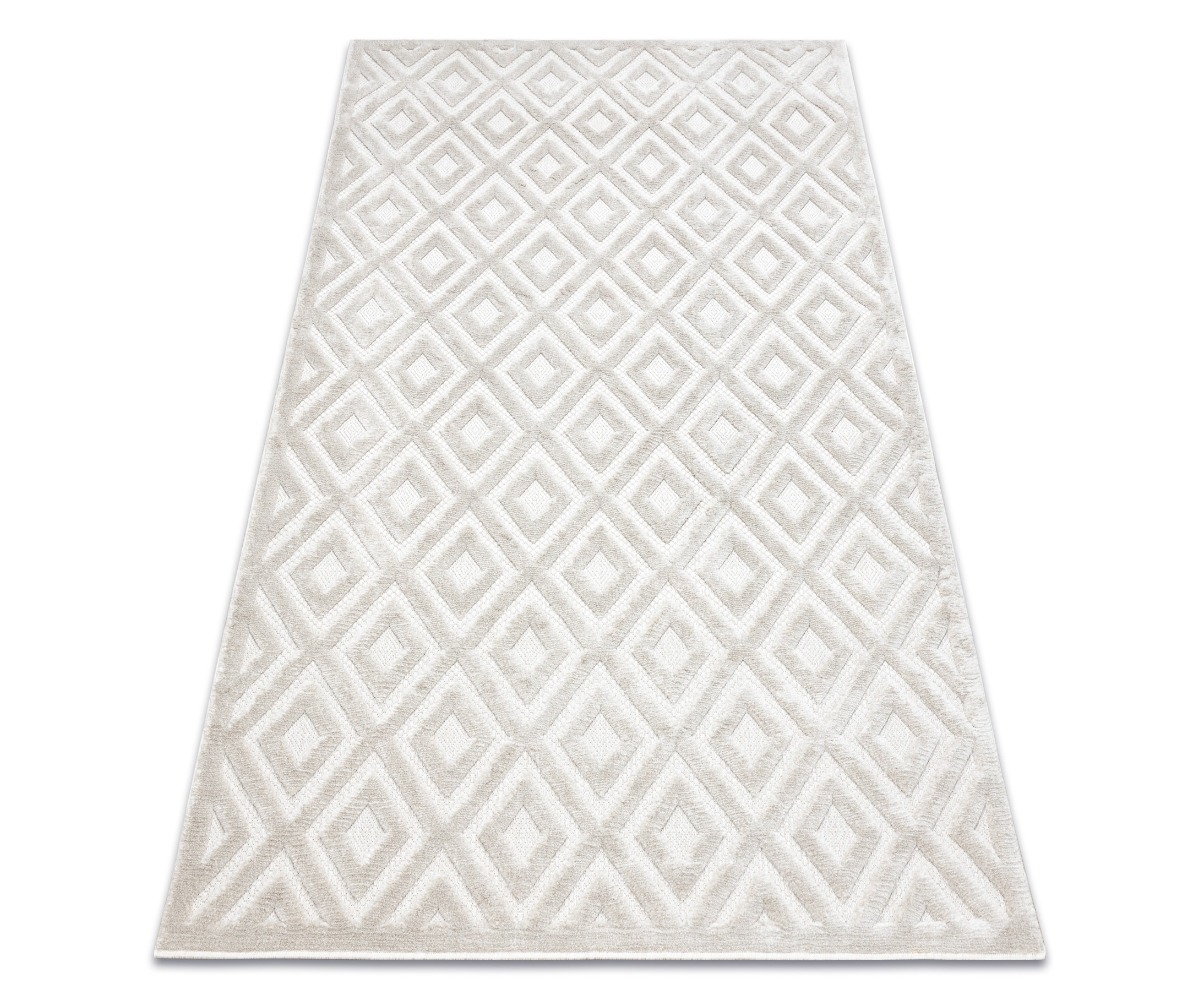 Vaip SANTO SISAL 58365A moodne ja praktiline valik beeži teemantmustriga
