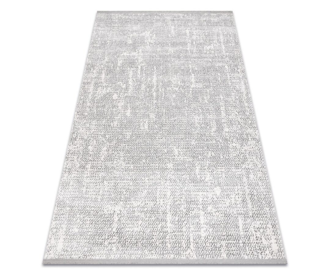 Stiilne ja mugav reljeefne elutoa vaip TULS 51325 melange elevandiluu / hall