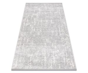 Stiilne ja mugav reljeefne elutoa vaip TULS 51325 melange elevandiluu / hall