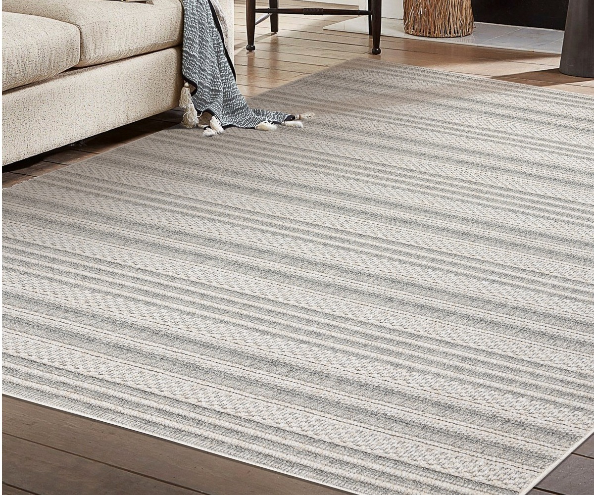 Elutoa vaip JERSEY 19233 Hall, elegantne Boho joonmuster.