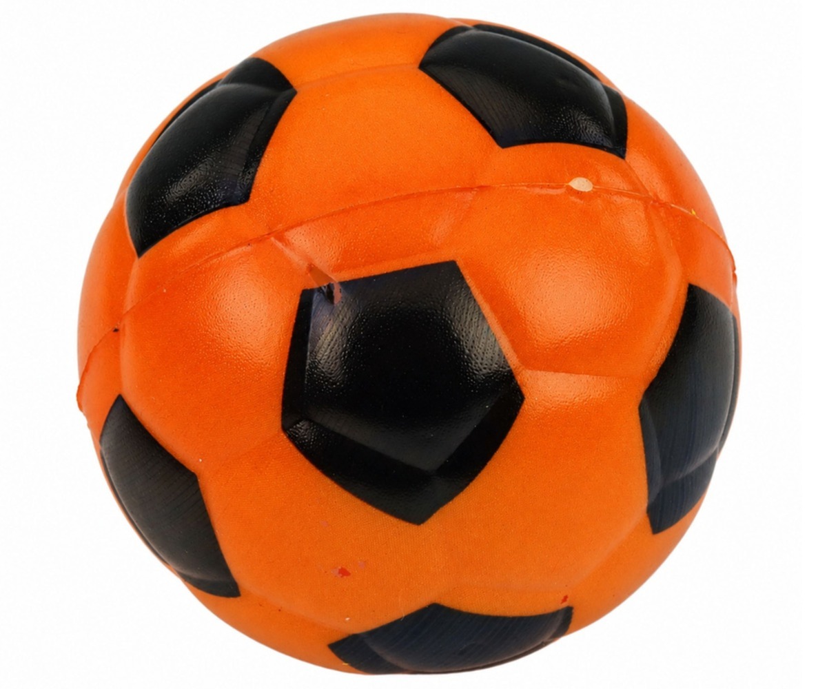 Oranž pehme põrkepall lastele Jalgpall – 6cm, lõbus mänguasi lastele