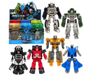 2in1 transformeeruv robot ja militaarmasin – erinevad mudelid, sh mitmeid värskeid roboteid ja militaarmasinaid.