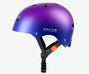 Movino Element laste kiiver S – violetne (51–54cm) külgvaates