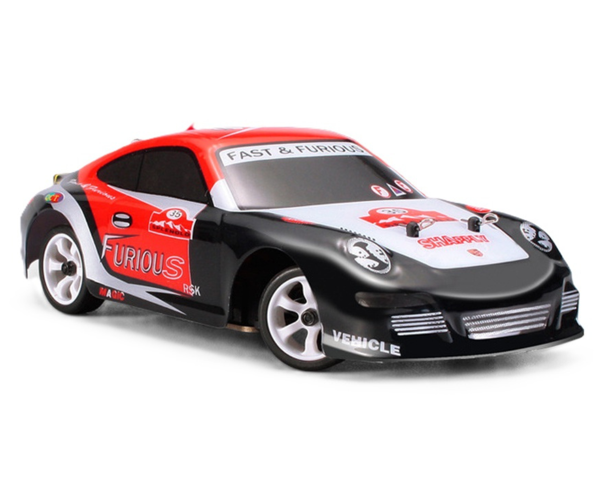 Puldiga driftiauto 18cm WLToys K969 – 4WD (30km/h) vaade esiküljelt