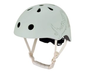 Laste kiiver Safari Dreams Green – Little Dutch (48-52cm) külgpilt, kus on näha kvaliteetne disain ja detailid.