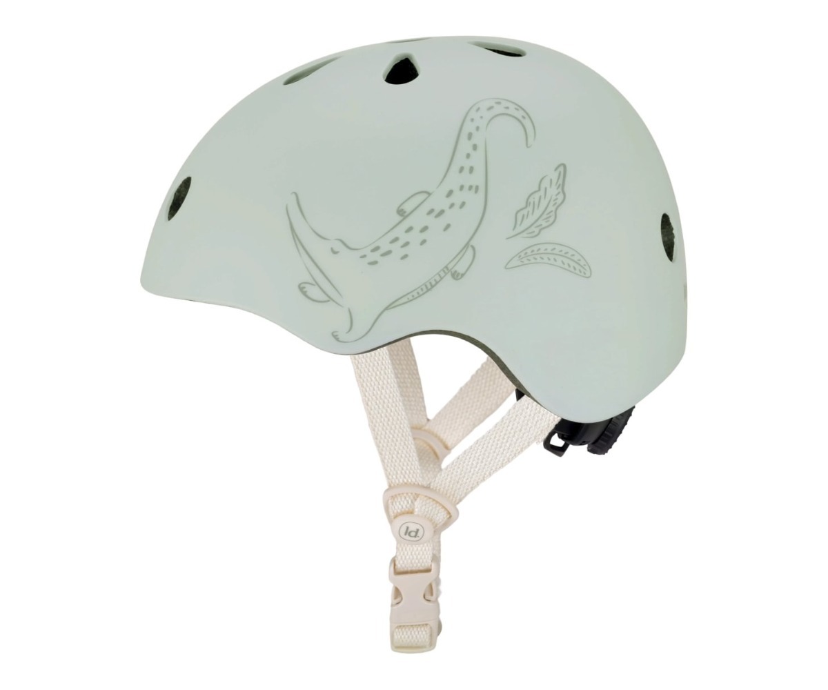 Laste kiiver Safari Dreams Green – Little Dutch (48-52cm) esipilt, tutvustades stiilset ja turvalist kiivri disaini.