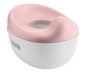 Lastepott 3in1 Trio Roosa – WC-iste ja aste vaade küljelt