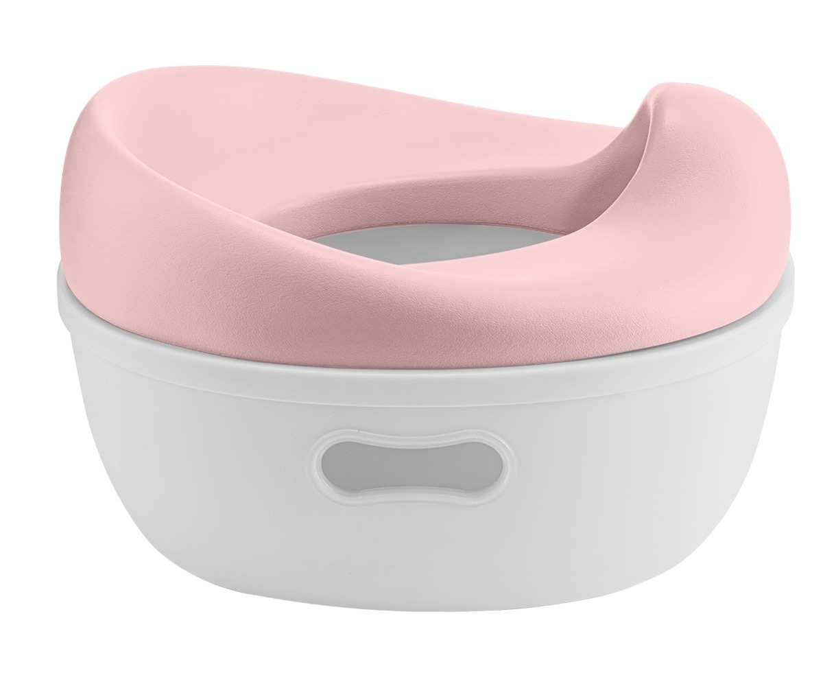 Lastepott 3in1 Trio Roosa – WC-iste ja aste küljelt avatud