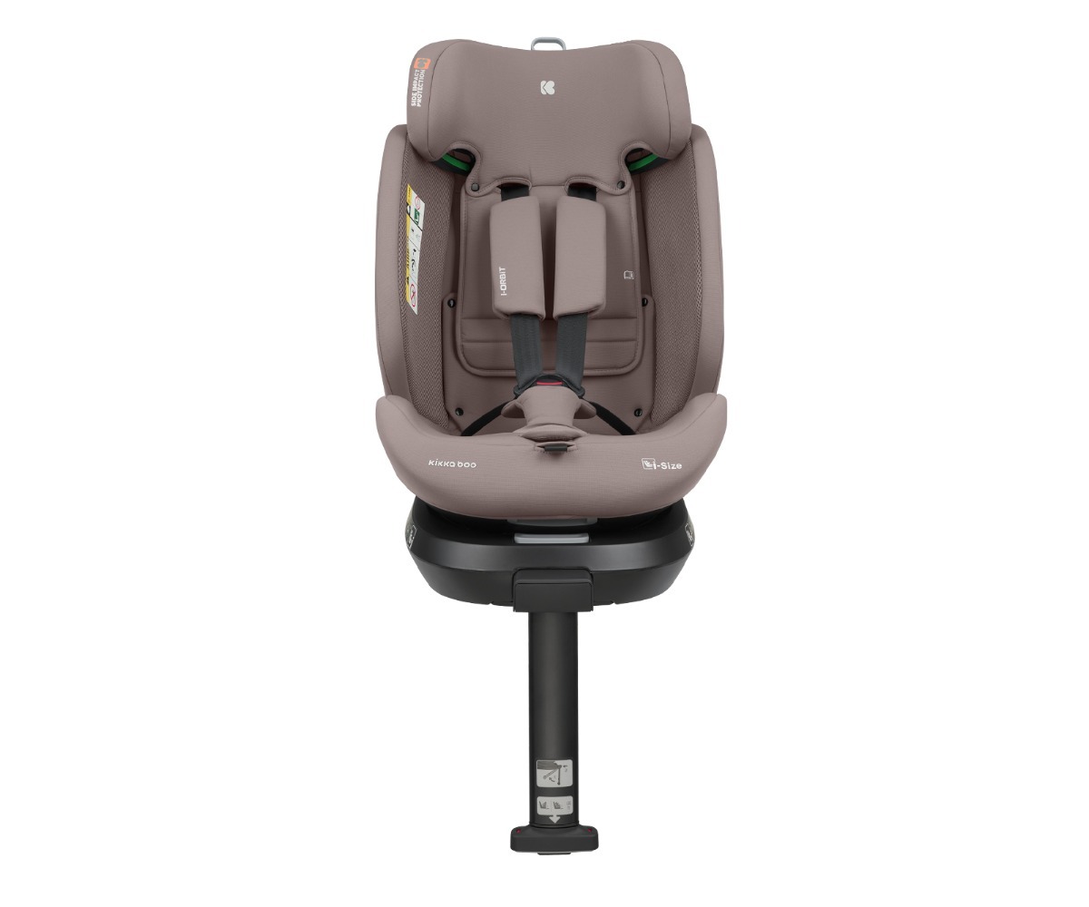 Detailide lähedane vaade Turvatoolist i-Orbit i-Size 40–150cm 360° beež – 2026, rõhku pannes kvaliteetsetele materjalidele.