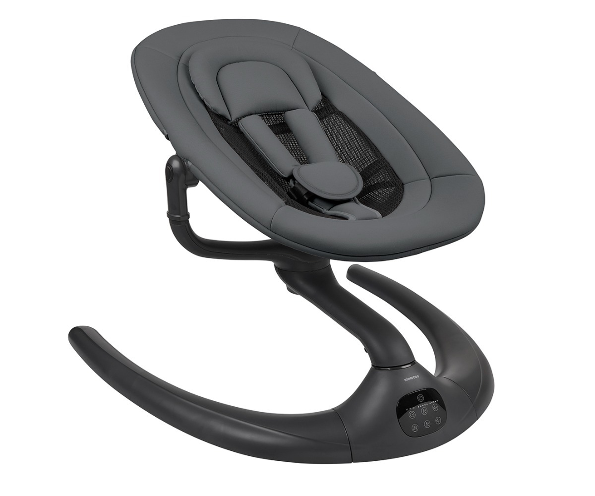 Elektriline beebikiik Ayra Grey - 360° pööratav, Bluetooth, ergonoomiline disain tagab beebi mugavuse ja toetuse.
