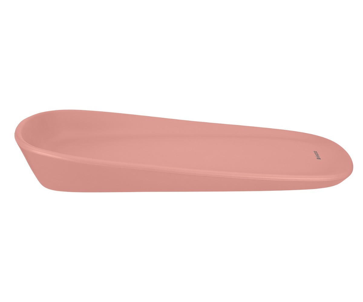 Pehme mähkimisalus EVA-vahust Blush 67,5×45cm - roosa, külgvaade