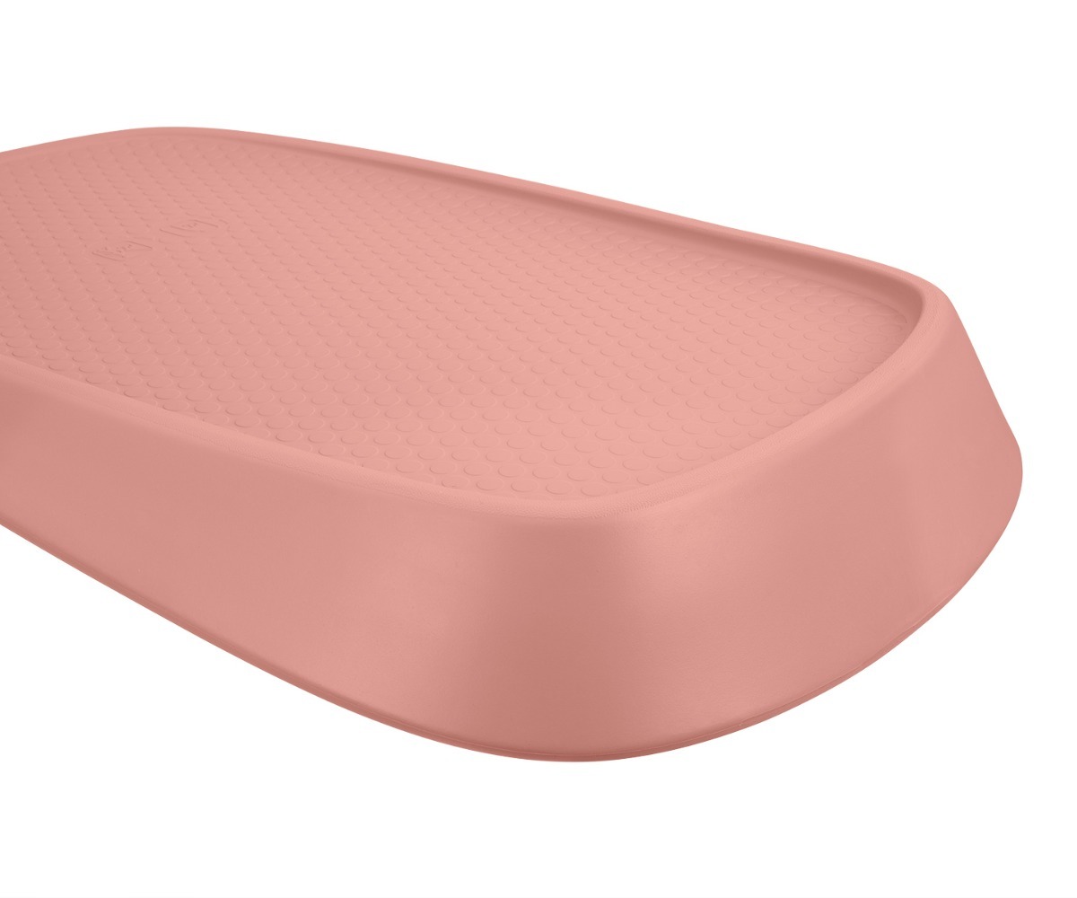 Pehme mähkimisalus EVA-vahust Blush 67,5×45cm - roosa, detailne lähenemine servadele ja pinnale.