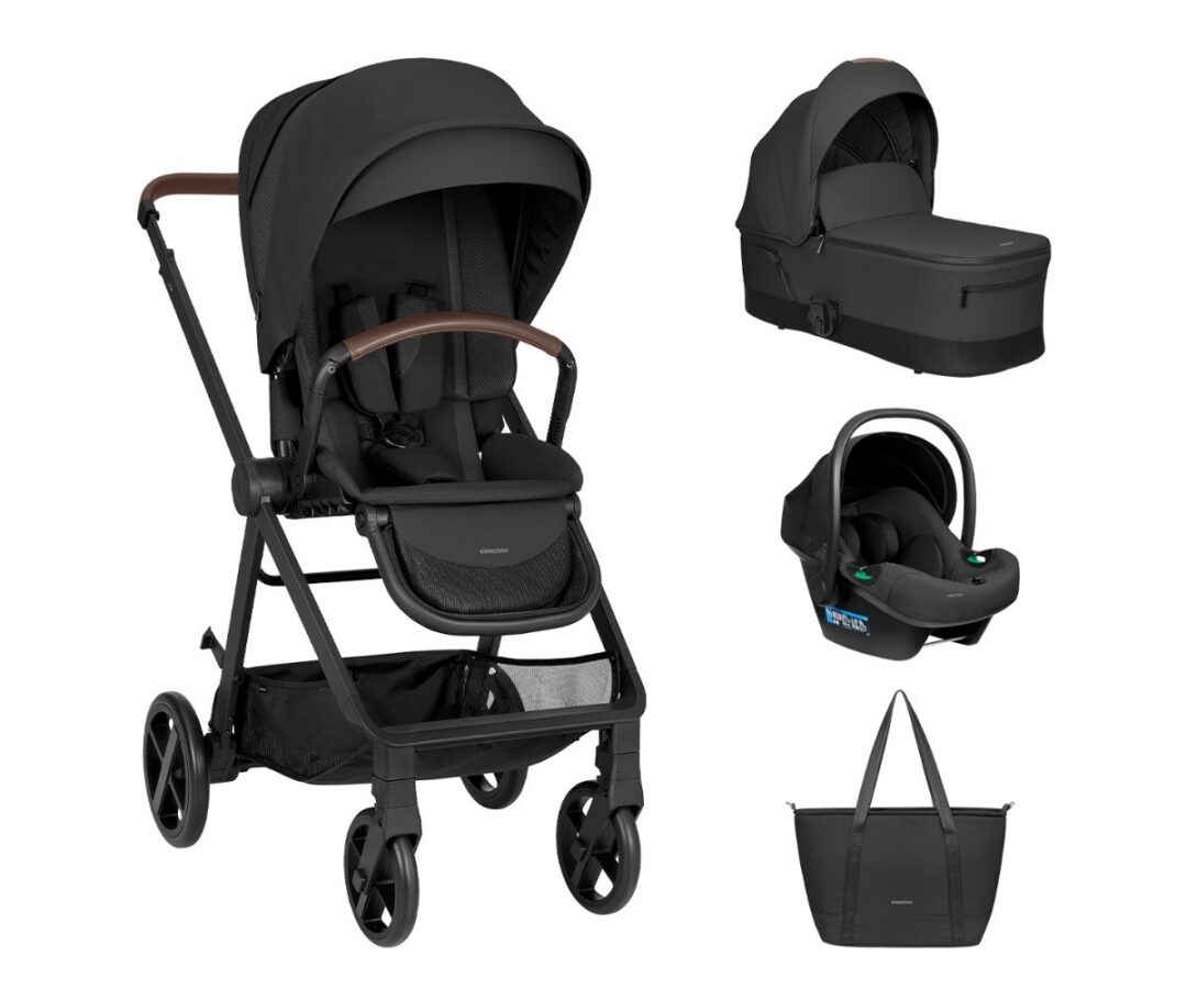 Vankrikomplekt Mia must 3in1, sisaldab vankrikorvi ja turvahälli, ideaalne beebidele.