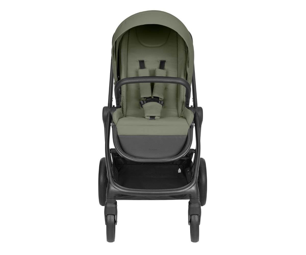 Vankrikomplekt Modena roheline 3in1, turvaline ja mugav vankrikorv