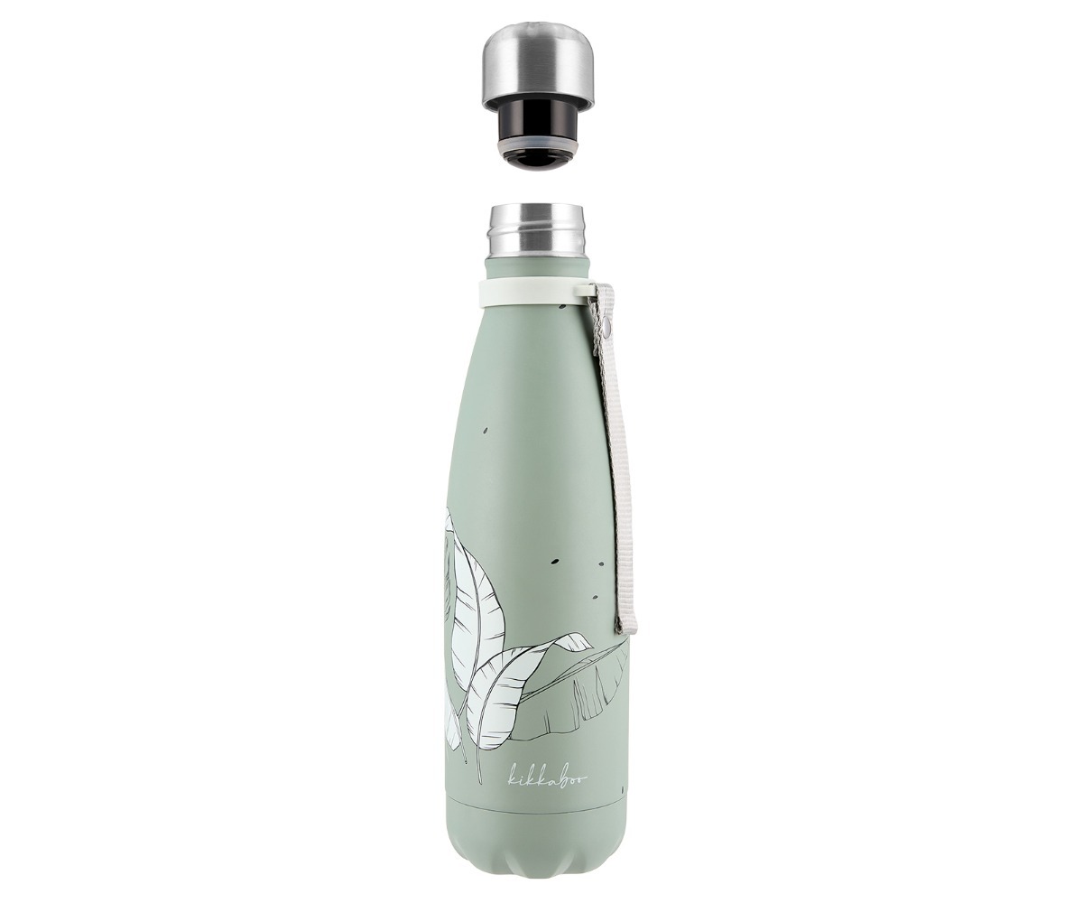 Termospudel Flora 500ml - roheline, avatud kork võimaldab mugavat joomist