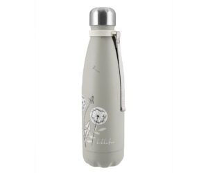 Termospudel Flora 500ml - beež, koos lillemustriga