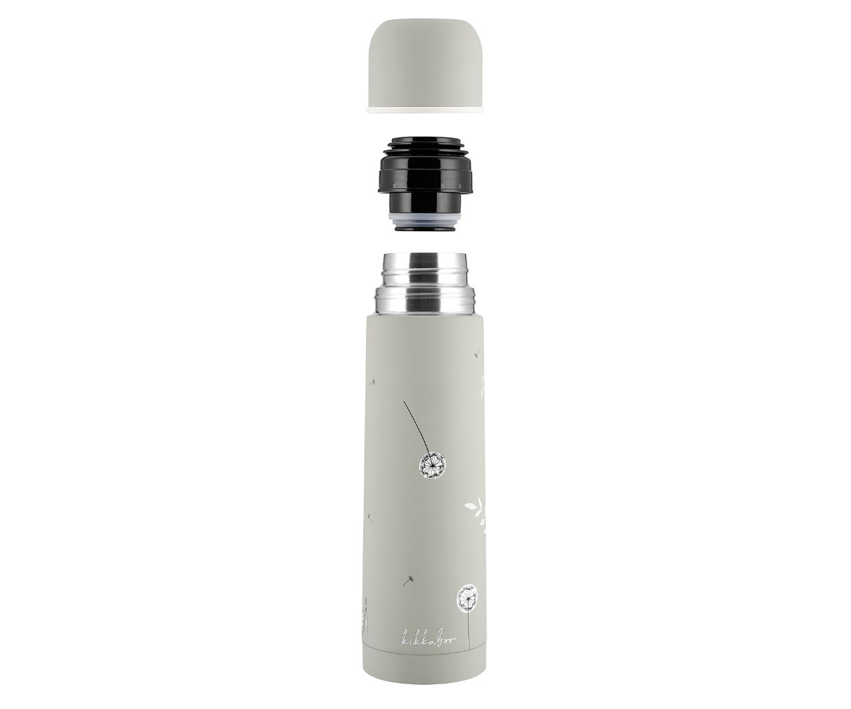 Termos joogitopsiga Flora 500ml – beež, mitmeosaline disain ja praktiline kasutus.