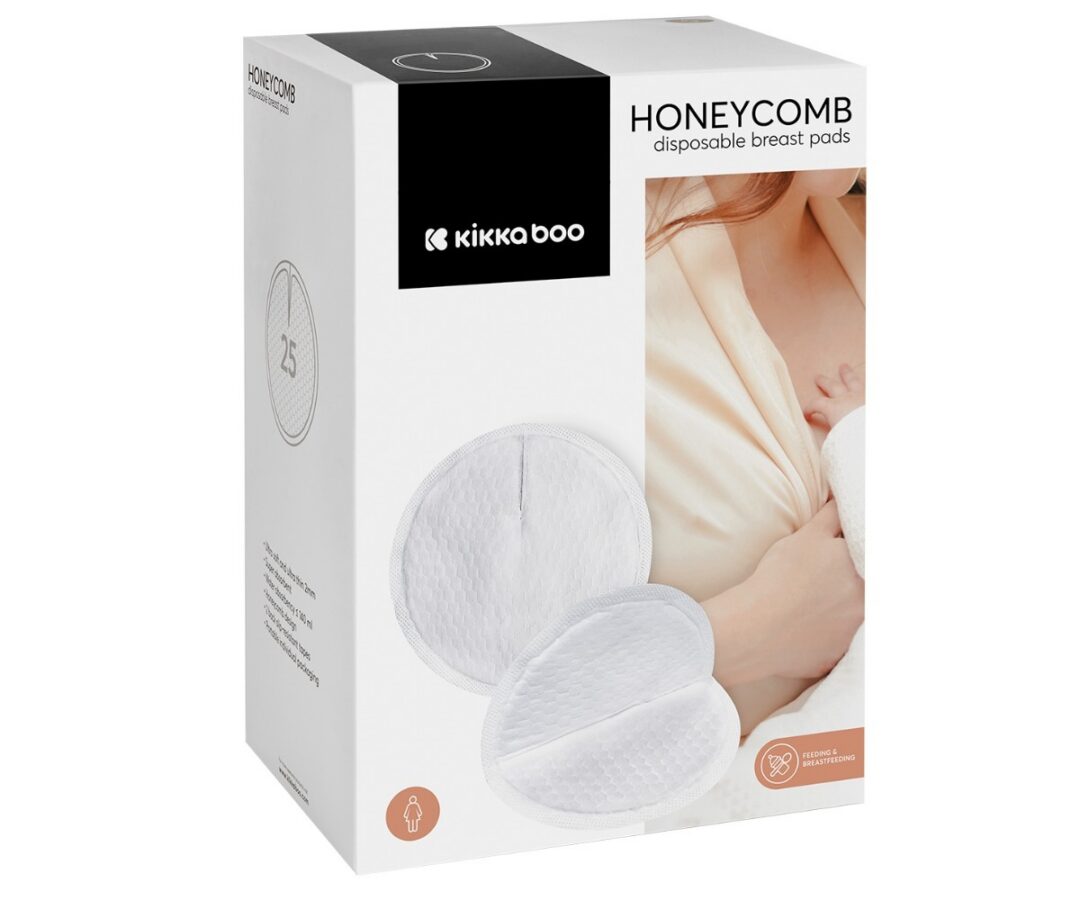 Ühekordsed rinnapadjad Honeycomb 25tk pakend, mis sisaldab 25 tükki.