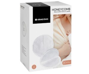 Ühekordsed rinnapadjad Honeycomb 25tk pakend, mis sisaldab 25 tükki.