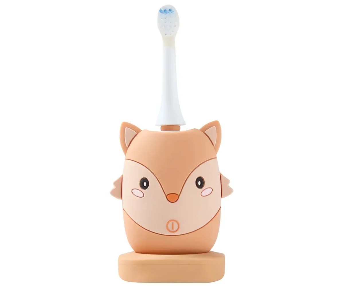 Sonic elektriline hambahari Zoofamily lastele 3–10a - Fox, sobilik lastele vanuses 3–10 aastat, armsa foxi kujuga.