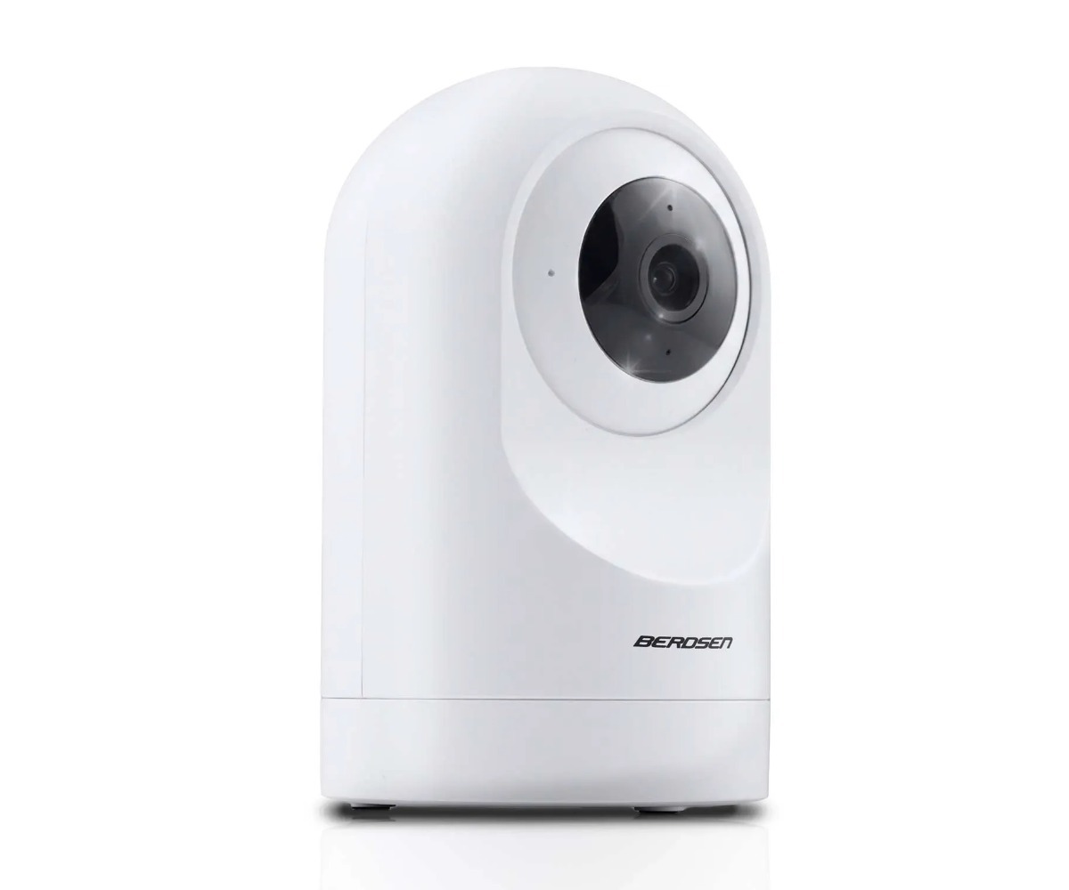 WiFi beebimonitor kaameraga Berdsen BD-941 5MP - valge, modernne ja kompaktne disain