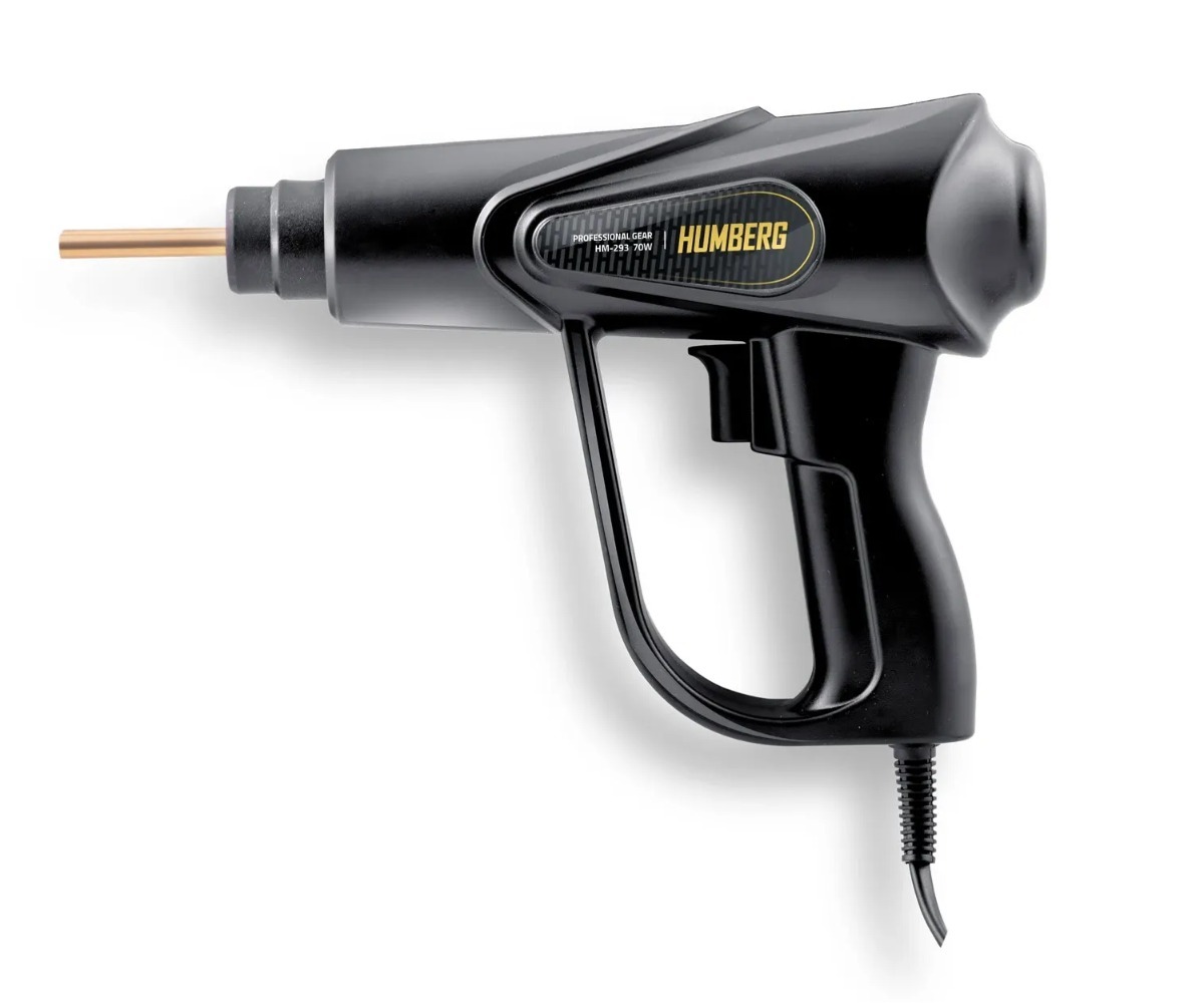 Humberg HM-293 plastkeevitusseade 70W, külgvaade, näidates seadme disaini.
