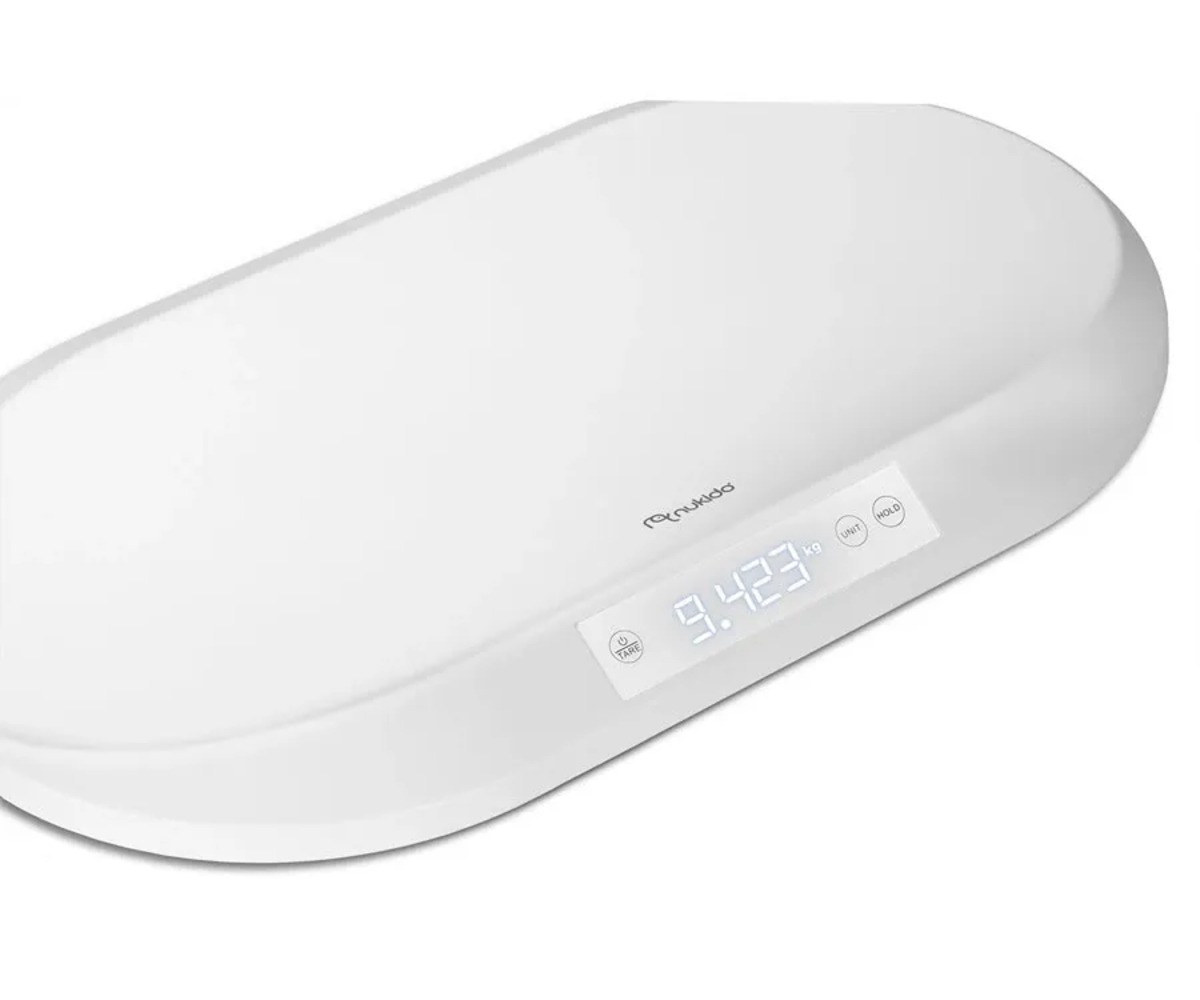 Elektrooniline beebikaal Nukido NK-950 - helehall, selge digitaalne ekraan