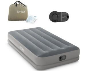 Intex täispuhutav madrats sisseehitatud pumbaga 191 × 99 × 30 cm