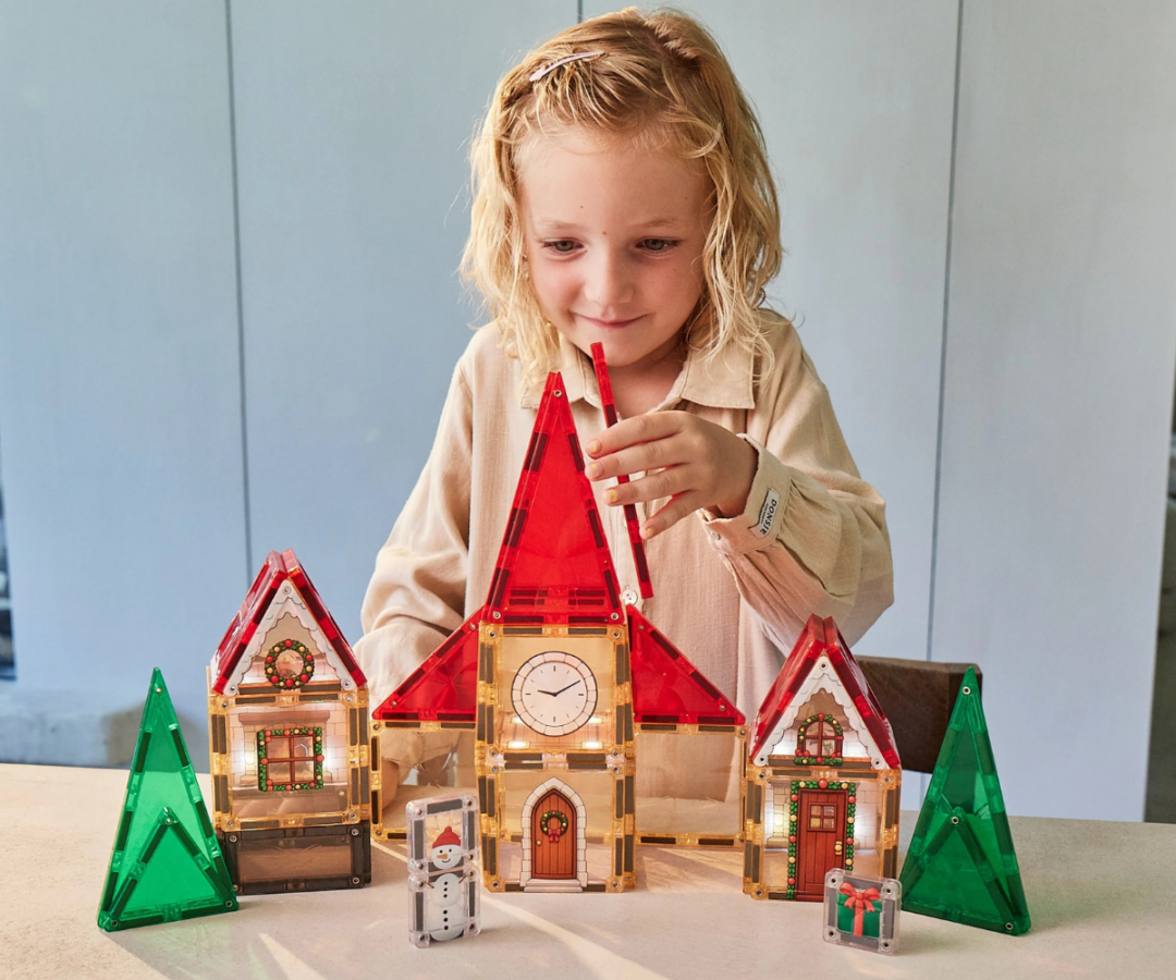 Cleverclixx Christmas Village magnetklotside advendikalender – 46 osa