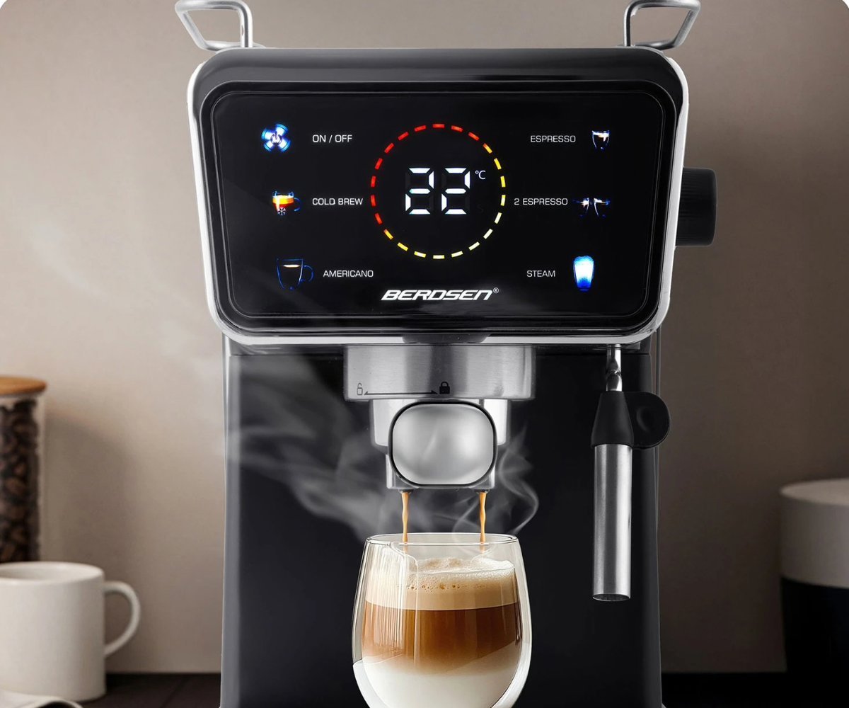 Berdsen BD-771 espressomasin cappuccino ja latte valmistamiseks