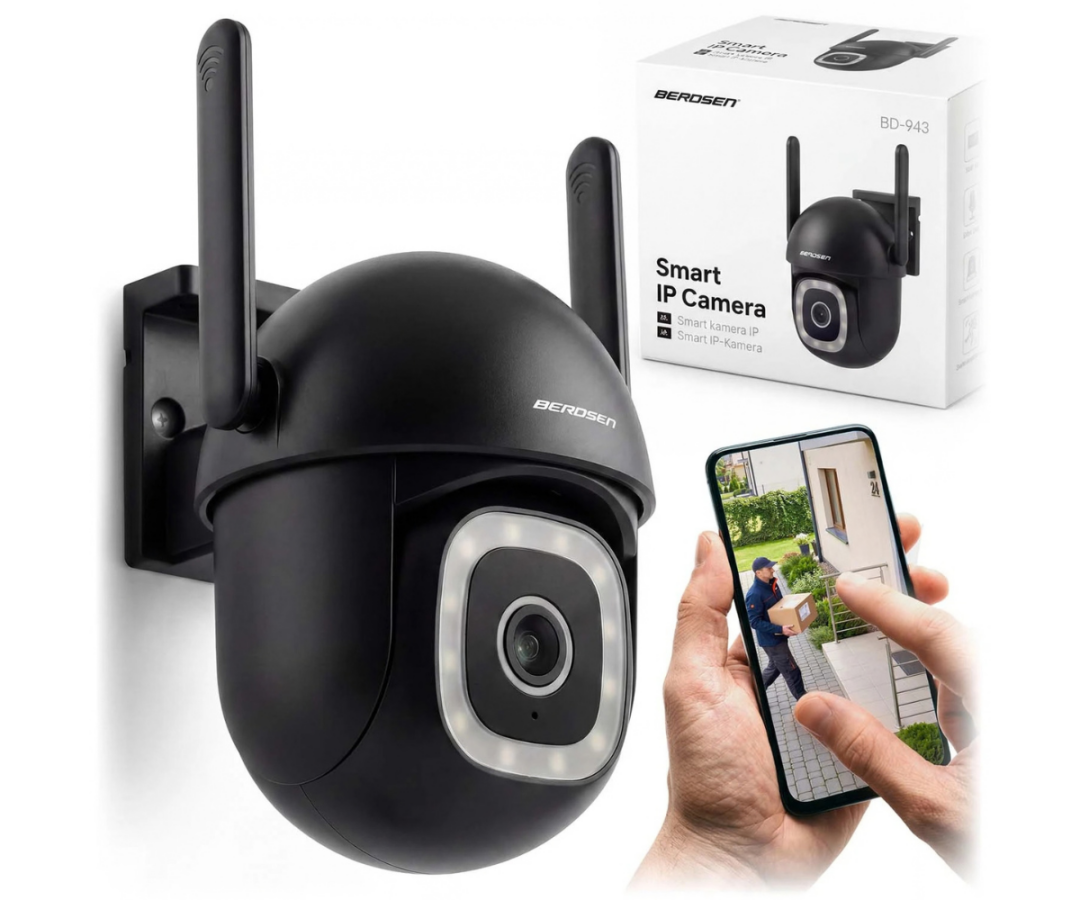 Berdsen BD-943 5MP valvekaamera sireeni ja MicroSD toega