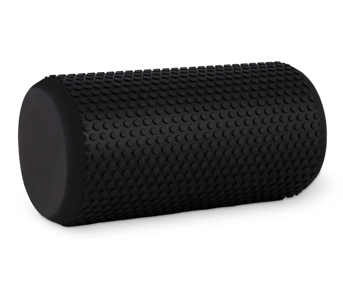 Massaažirull Neo-Sport NS-963 30×15cm – must, näitab rulli detaili lähedalt