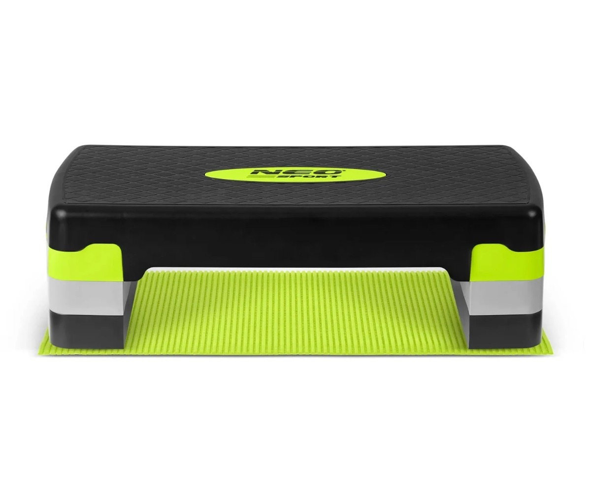 Aeroobikapink Neo-Sport NS-400 - 3 kõrgustaset - roheline, vaade pealt