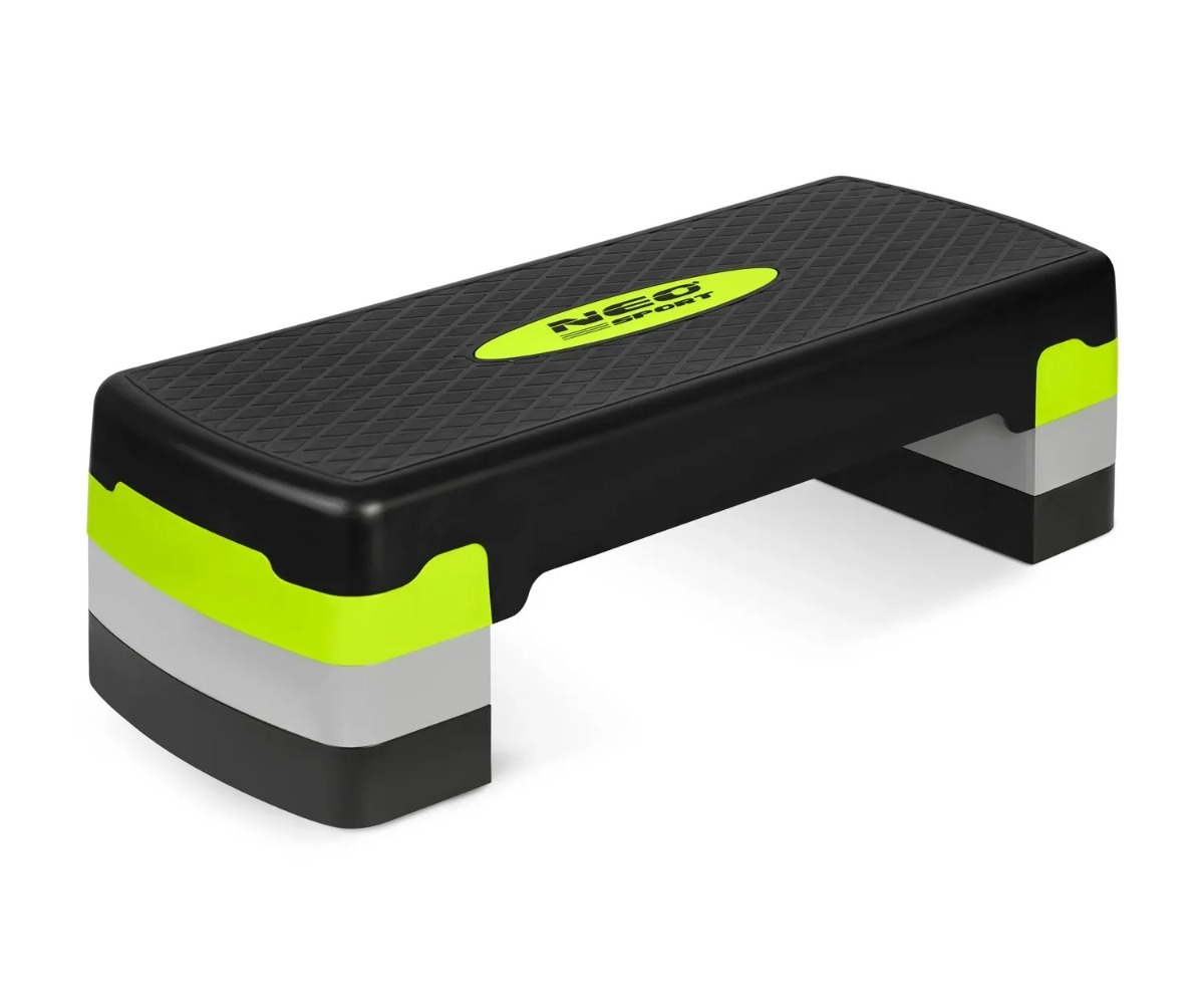 Aeroobikapink Neo-Sport NS-400 – 3 kõrgustaset - roheline, disainitud mugavaks treeninguks