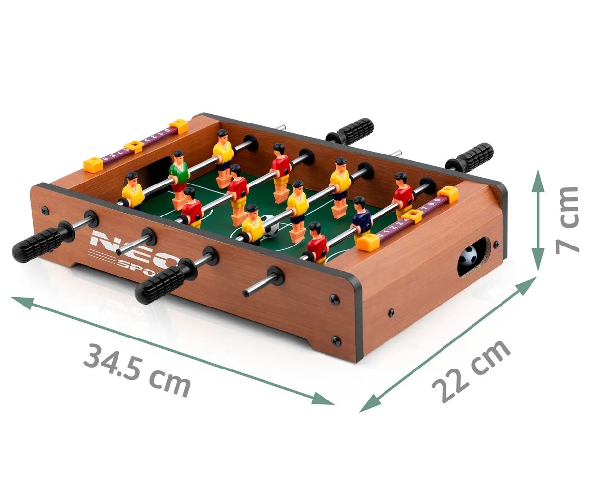 Lauajalgpall lastele Neo-Sport NS-439 34,5×22×7cm, idealne mõõt mängimiseks ja säilitamiseks.