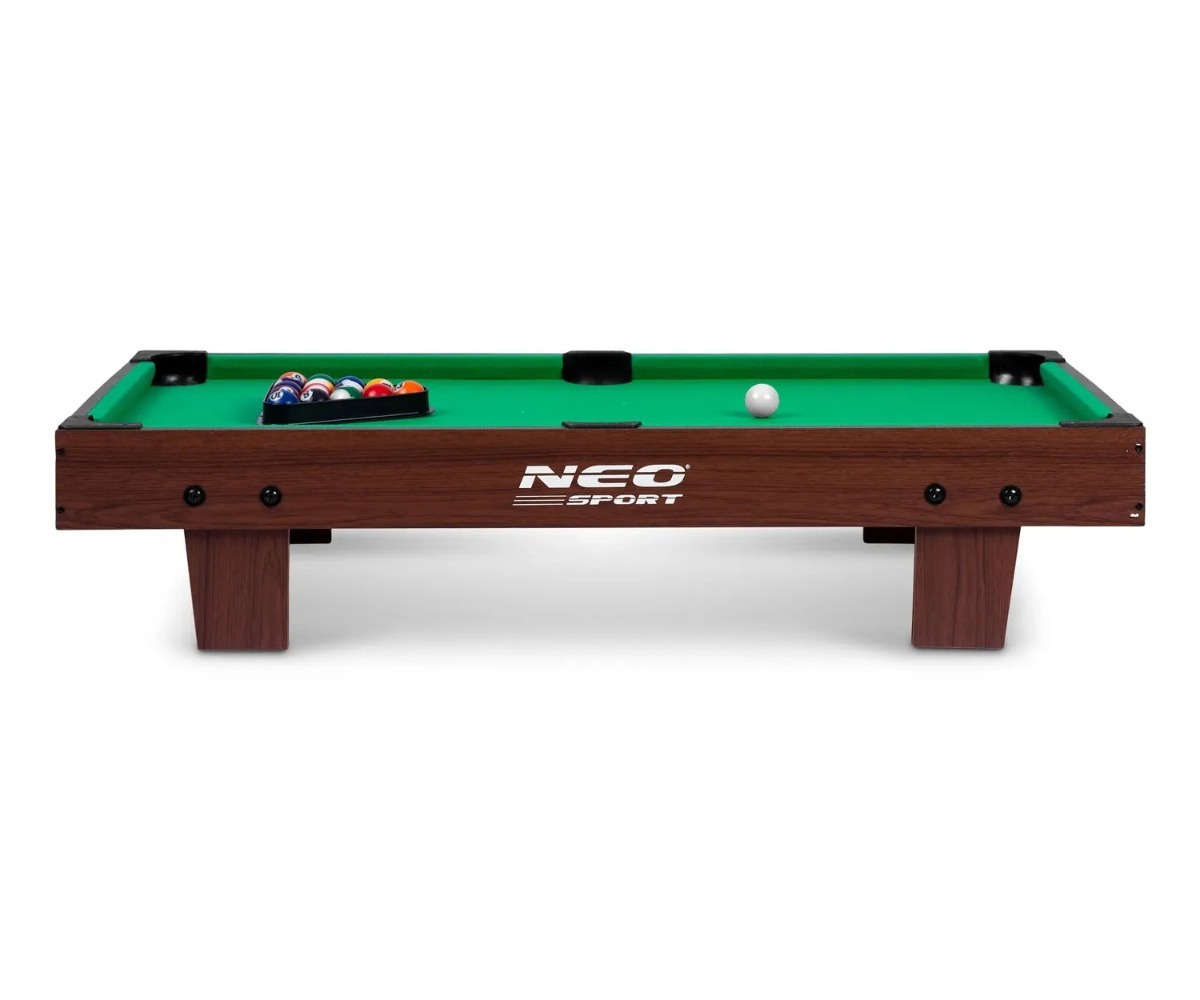 Minipiljardilaud lastele Neo-Sport NS-806 92×52×19cm, pallid valmimas mängimiseks