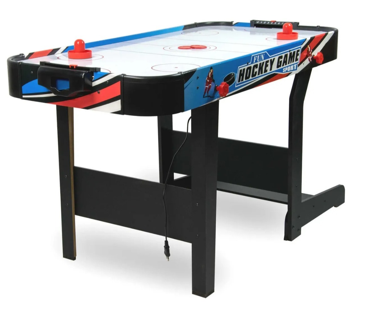 Kokkupandav õhuhokilaud Neo-Sport NS-427 120×60×72cm, ideaalne meelelahutus igas vanuses mängijatele
