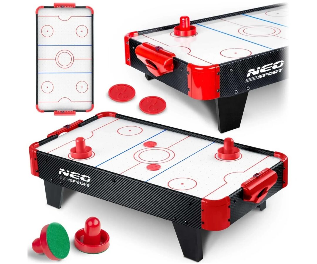 Mini õhuhokilaud Neo-Sport NS-424 80,5×42×22cm, ideaalne mänguautomaadi kogumikuks