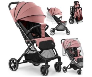 Nukido Paseo jalutuskäru – kokkupandav reisikäru, mis on sobilik kuni 15 kg lastele. Erakordne roosa disain ja lihtne kokkupandav mehhanism.
