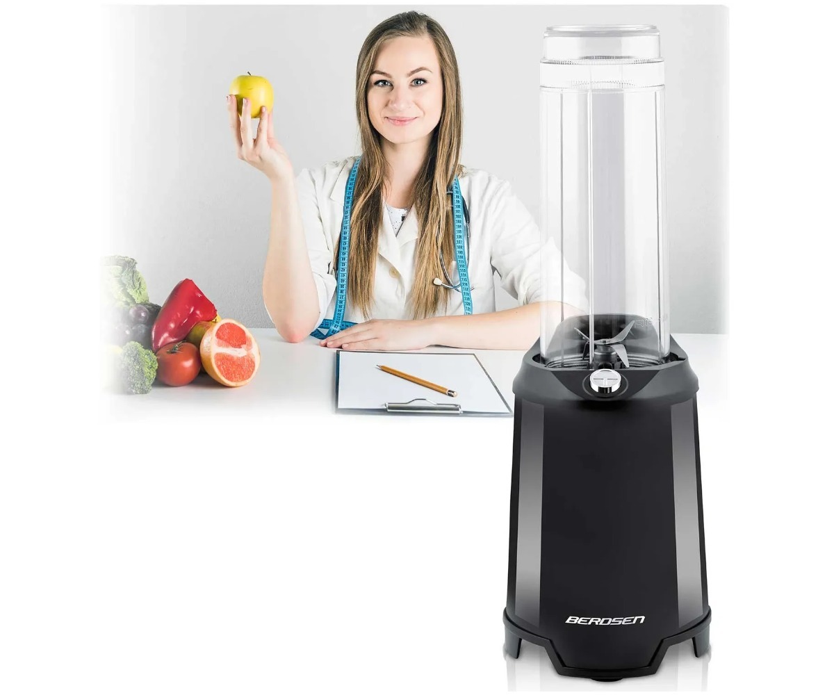 Smuutiblender Berdsen BD-752 350W – must, kasutaja õuna hoidmine, blender laual