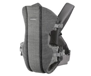 Beebi kandekott Kikka boo Fly Knit Grey – hall (3–12 kuud), mugav ja praktiline disain