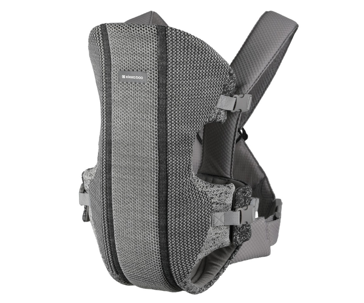Beebi kandekott Kikka boo Fly Knit Grey – hall (3–12 kuud), mugav ja praktiline disain