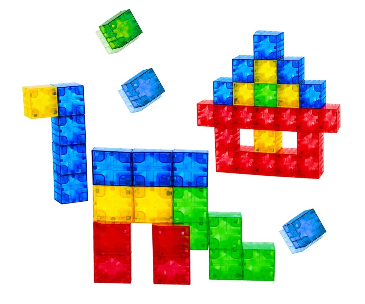 Magnetilised kuubikklotsid Colorful Cube – 160 osa, muudavad ehitamise lustiliseks ja huvitavaks.