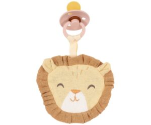 Lutihoidja lõviga Safari Leo 10×10cm – Little Dutch, armas lõvi disain, sobib beebidele