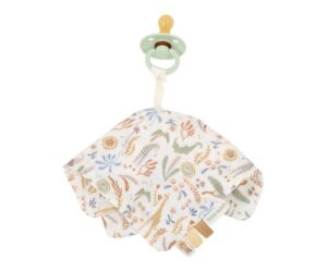 Pehme lutihoidja Safari Wonders 10×10cm – Little Dutch, kaunite loodusmotiividega