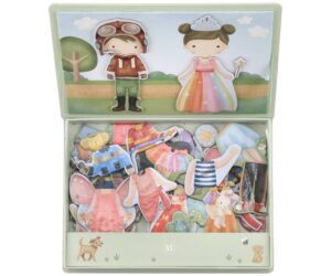 Magnetpusle Jim & Rosa riietamine – Little Dutch (3+) koos rõivaste ja lisadega