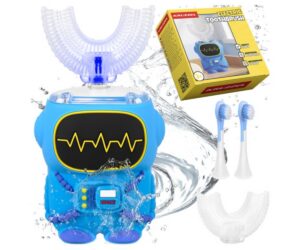 Kruzzel PRO 360 laste elektriline hambahari, veepidava disainiga ja viie režiimiga.