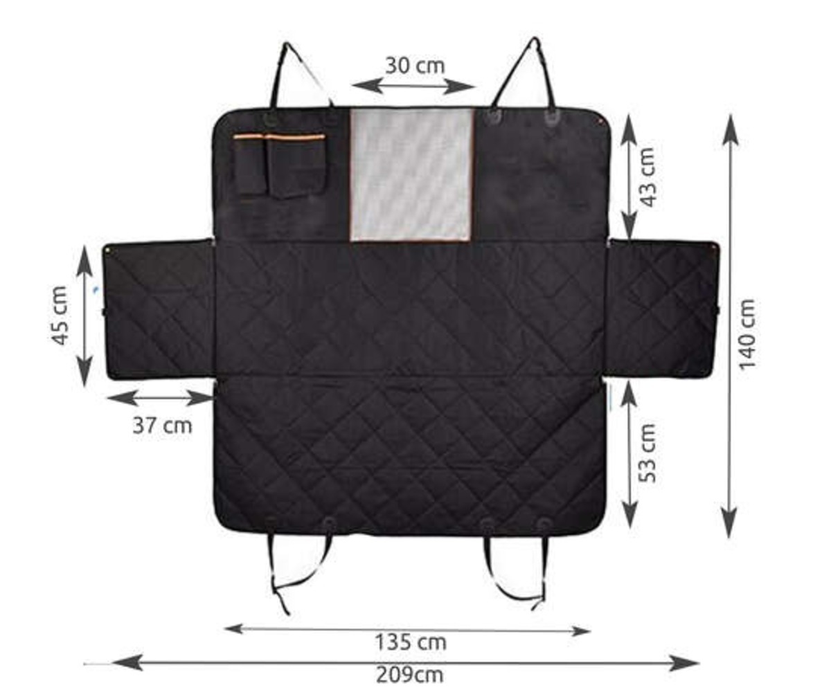 Autoistme kaitsekate koerale ja kassile – veekindel 140×209cm must