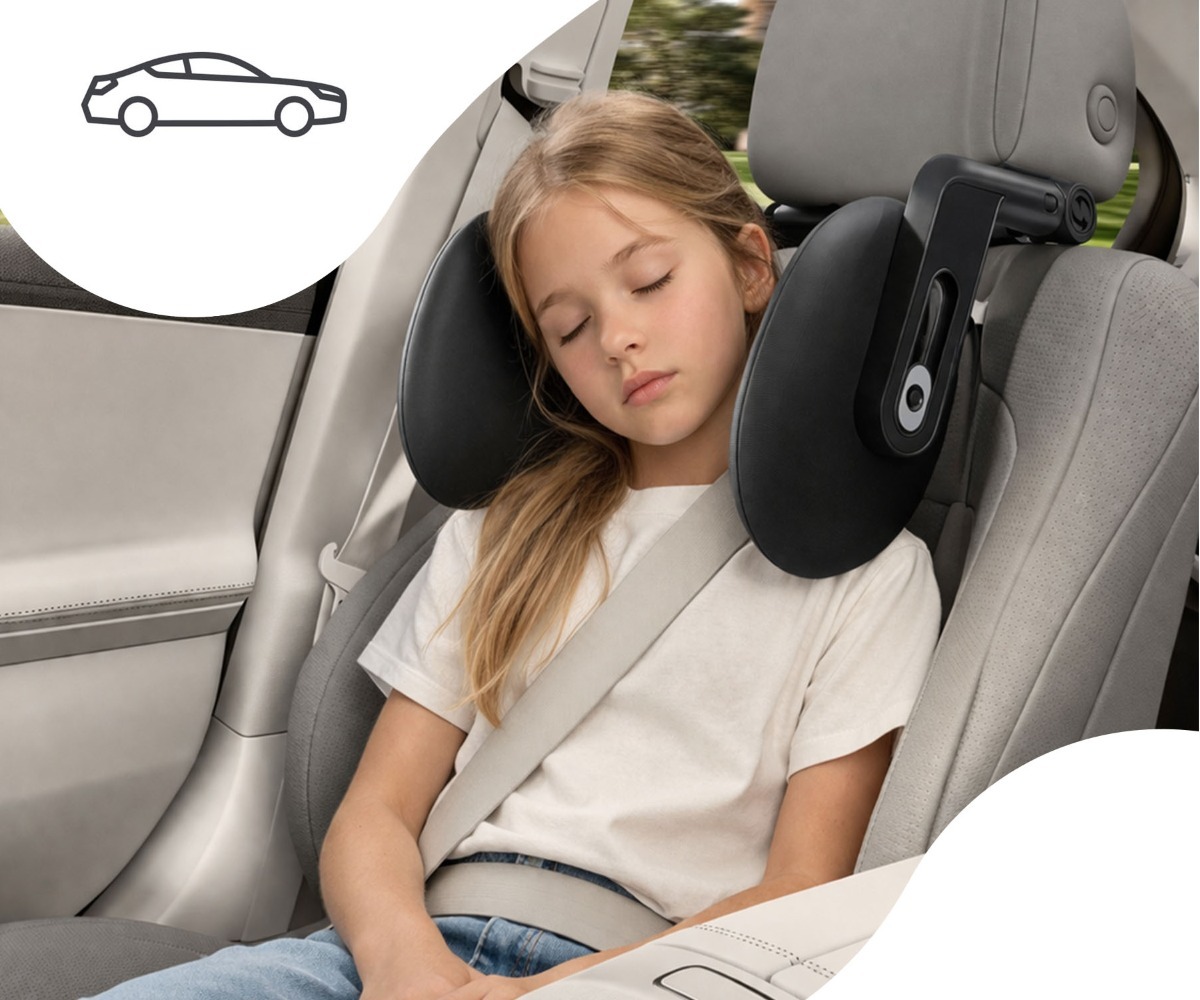 Laps magab autotoolis SIPO reguleeritava auto peatugede külgtugedega
